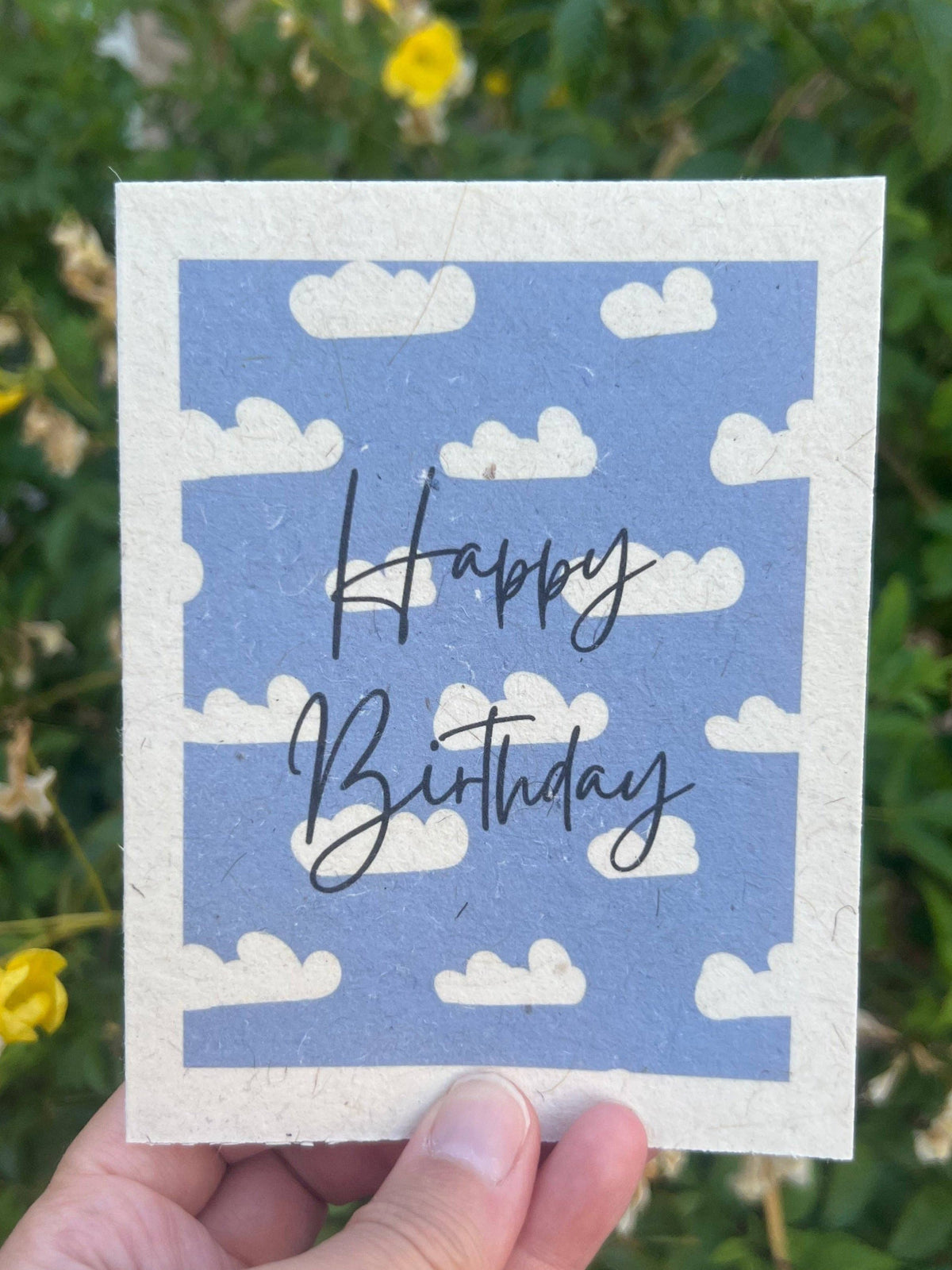 The Hand-Drawn Garden plantable seed paper card
