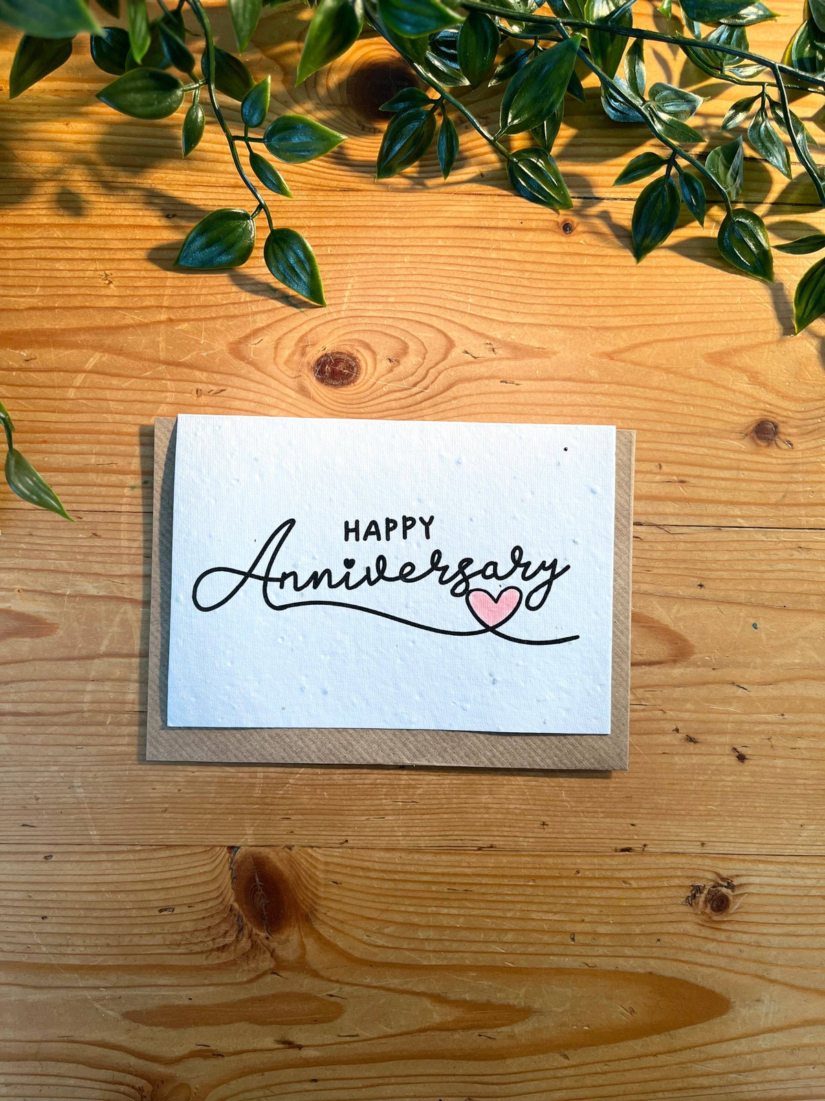 Happy Anniversary - Plantable Seed Card
