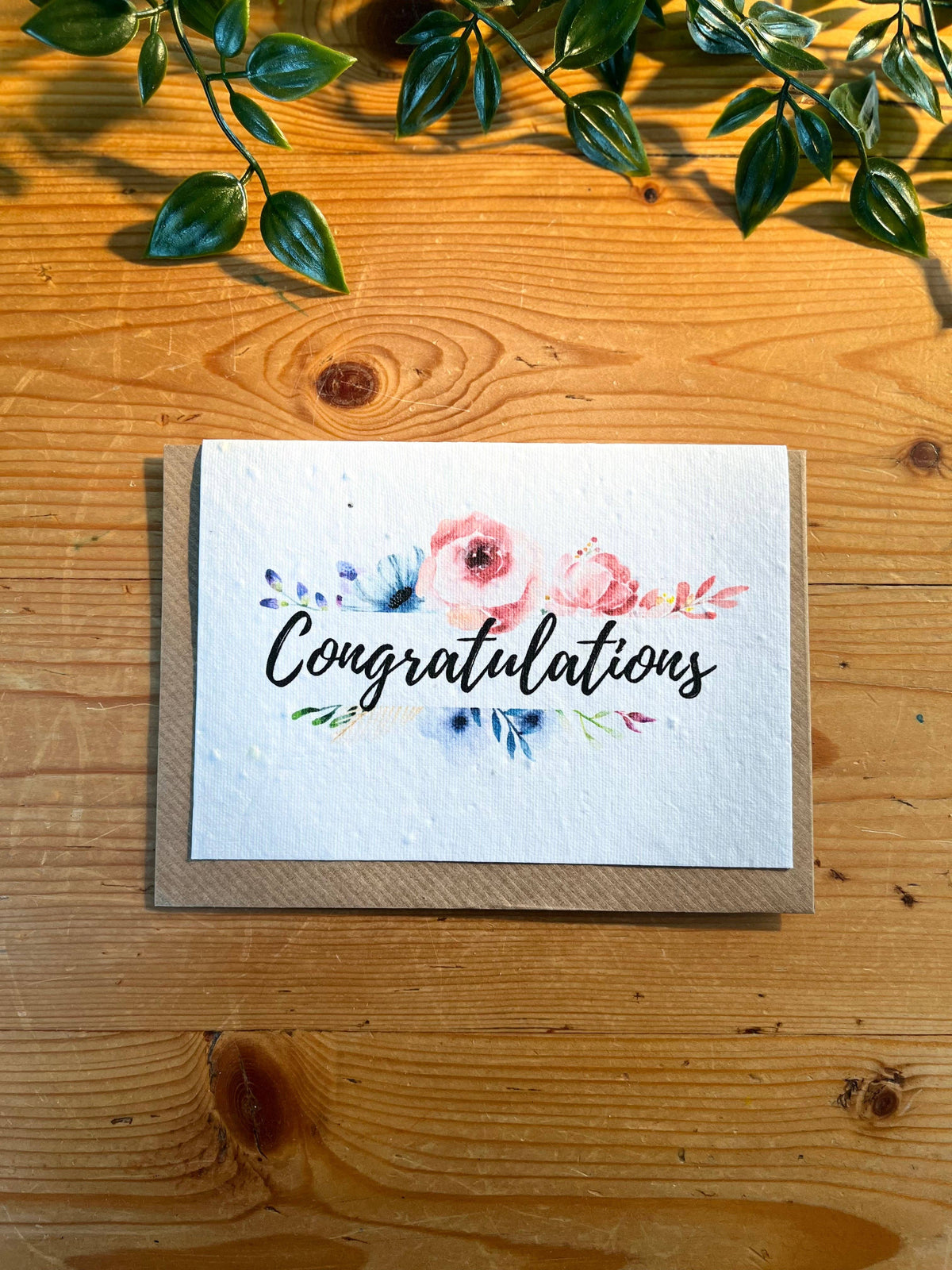 Congratulations - Plantable Seed Card