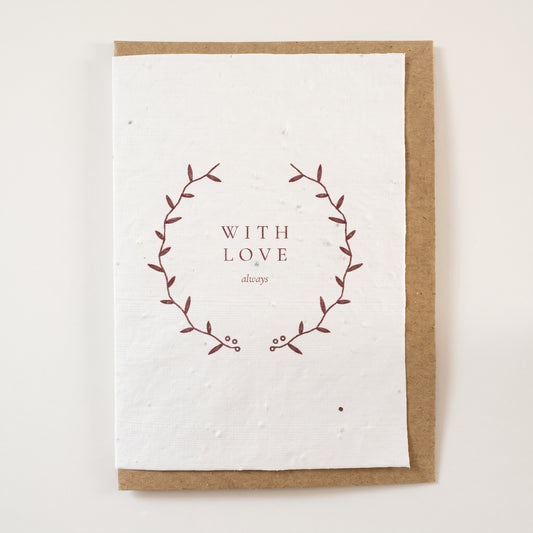 With Love | Plantable Card for Any Occasion