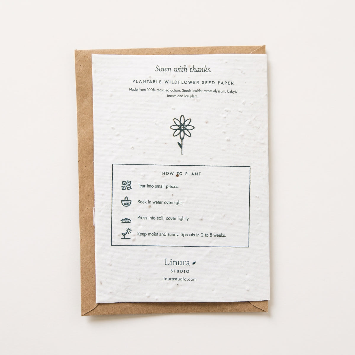 Green Meadow | Plantable Thank You Card
