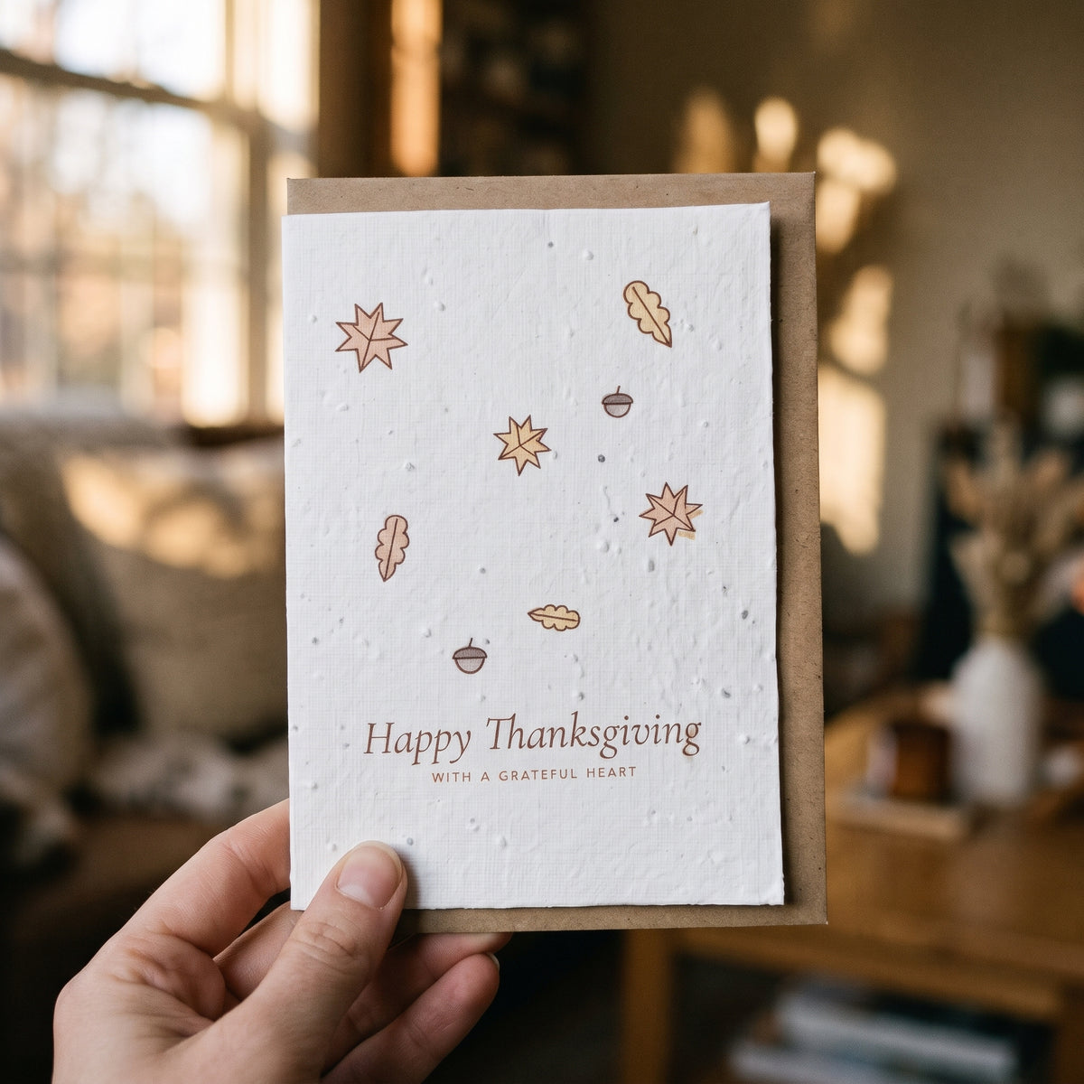 Falling Leaves | Plantable Thanksgiving Card