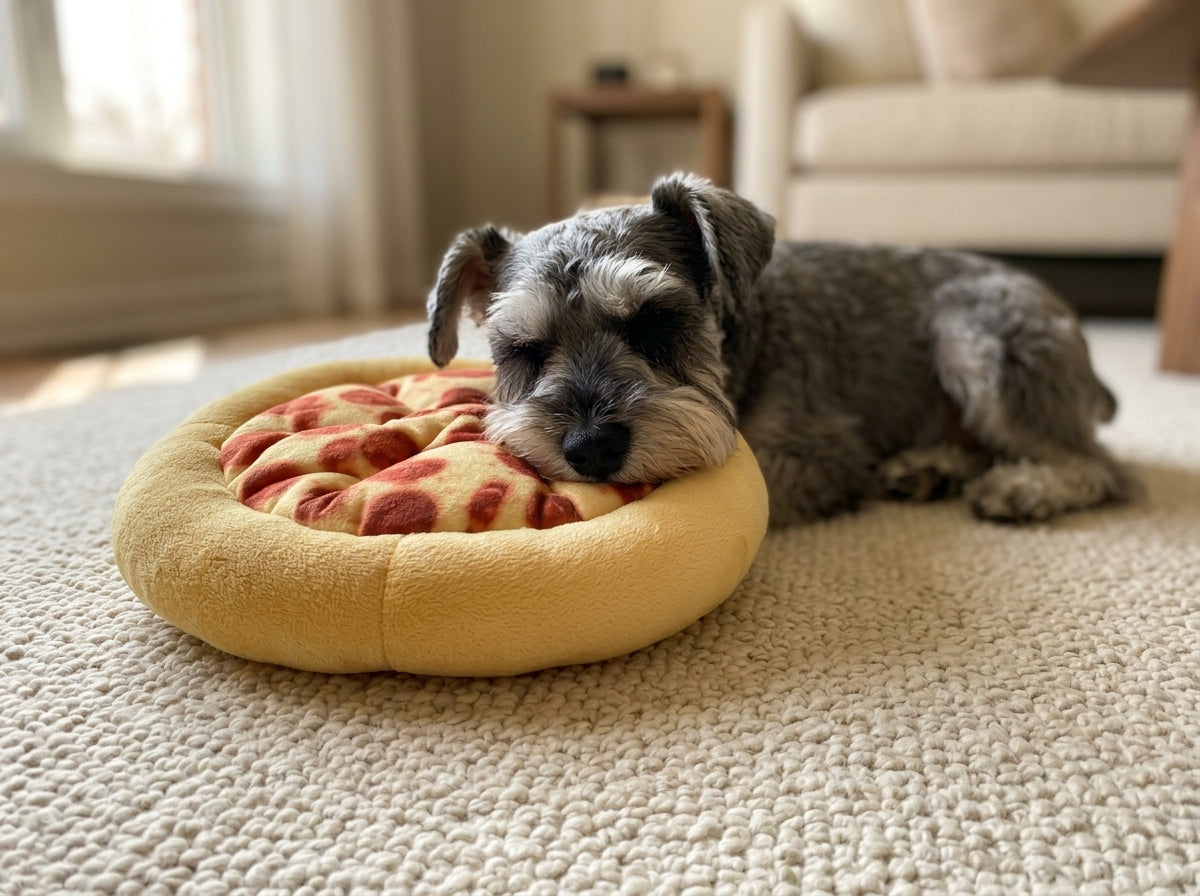 Squeaky Pepperoni Pizza Plush Dog Toy