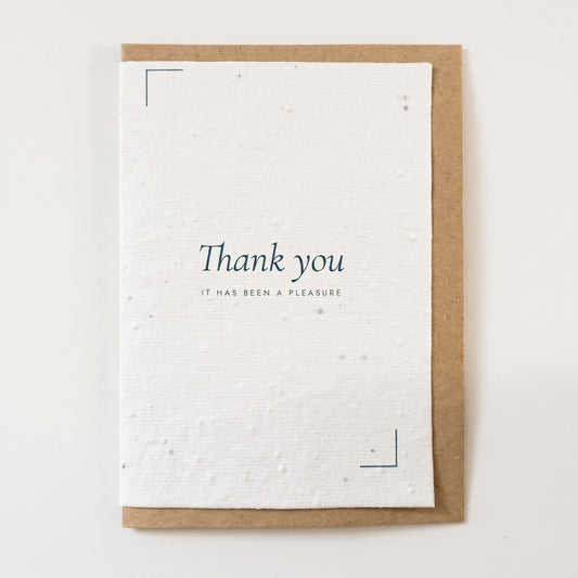 Brackets | Plantable Business Thank You Card