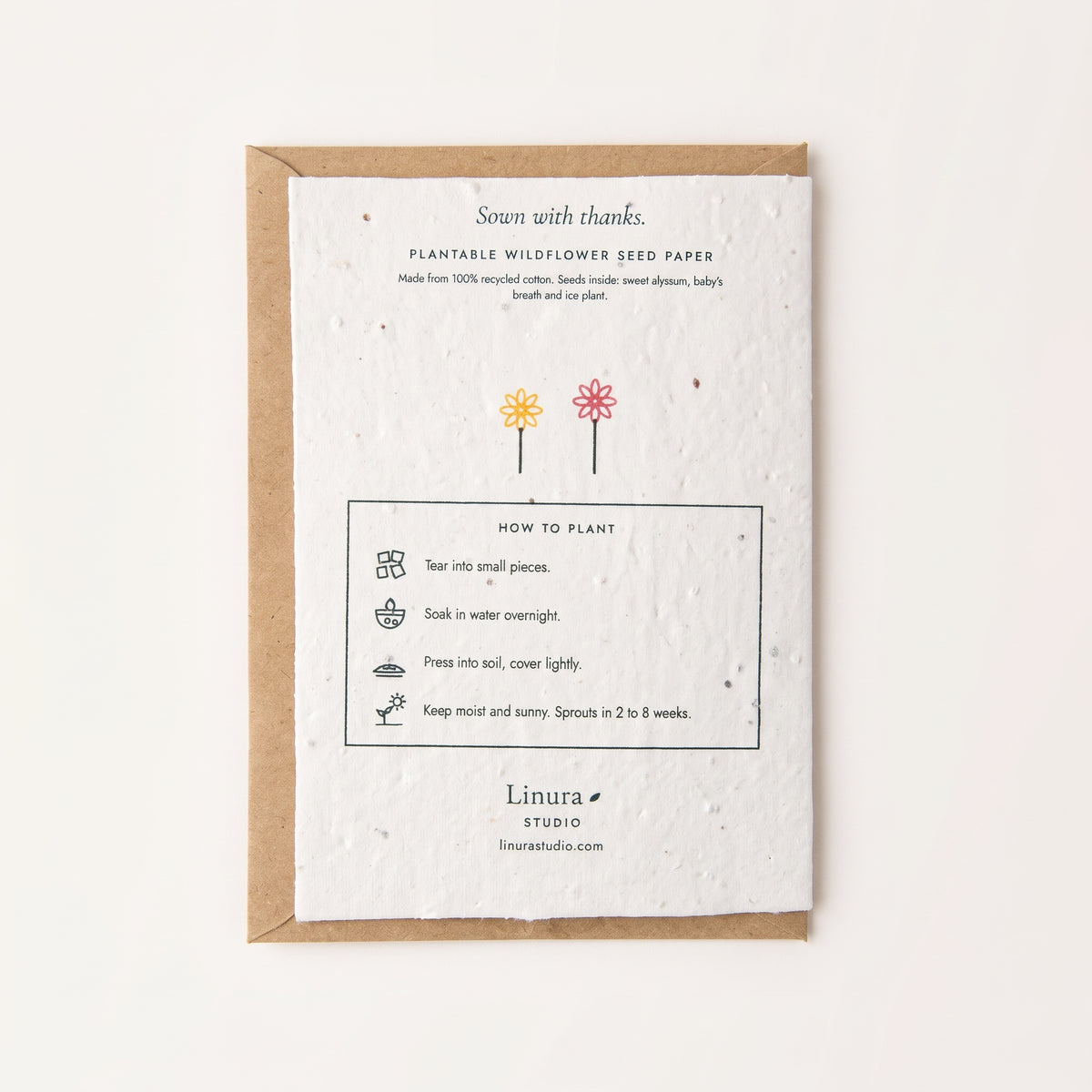 Wildflower Meadow | Plantable Thank You Card