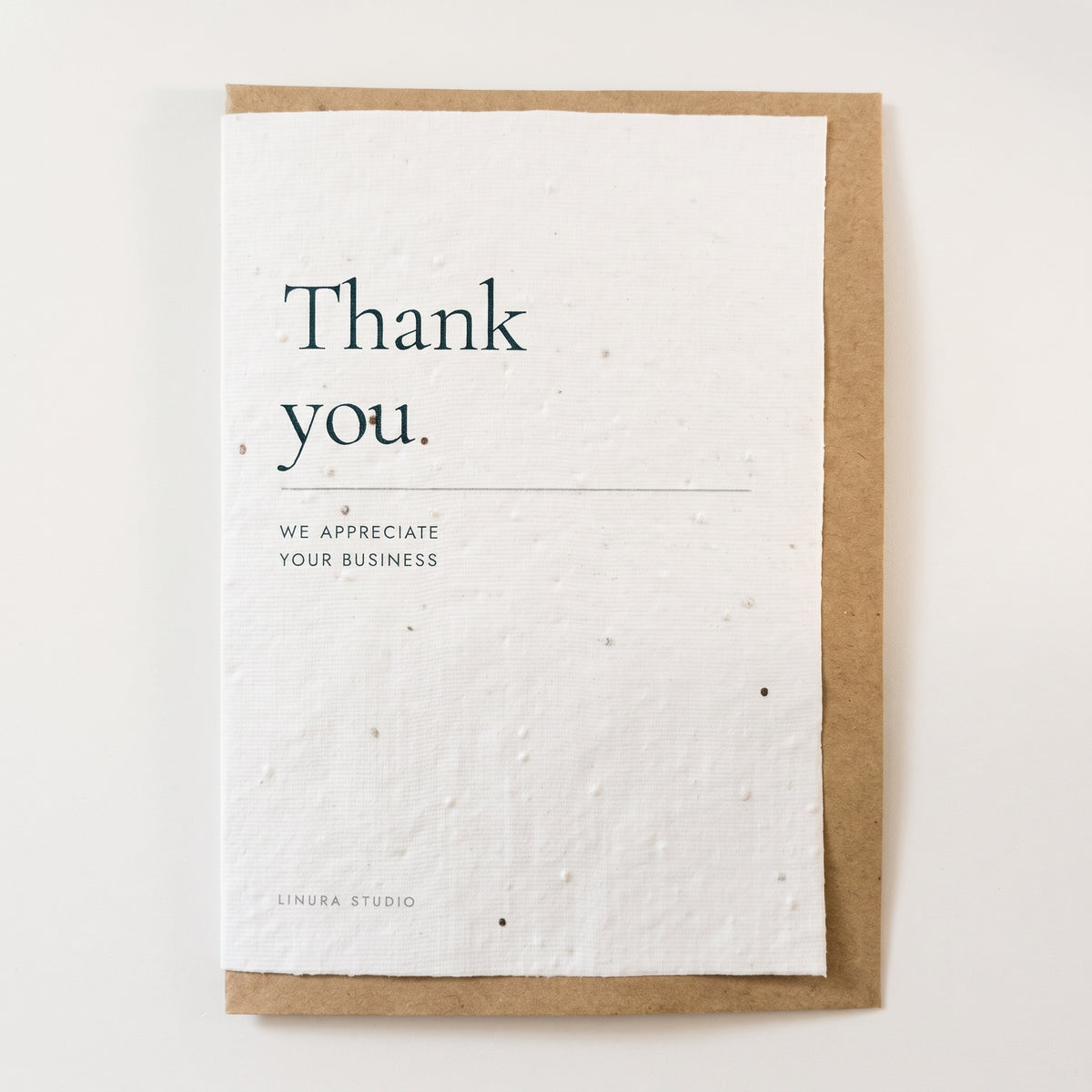 Editorial | Plantable Business Thank You Card