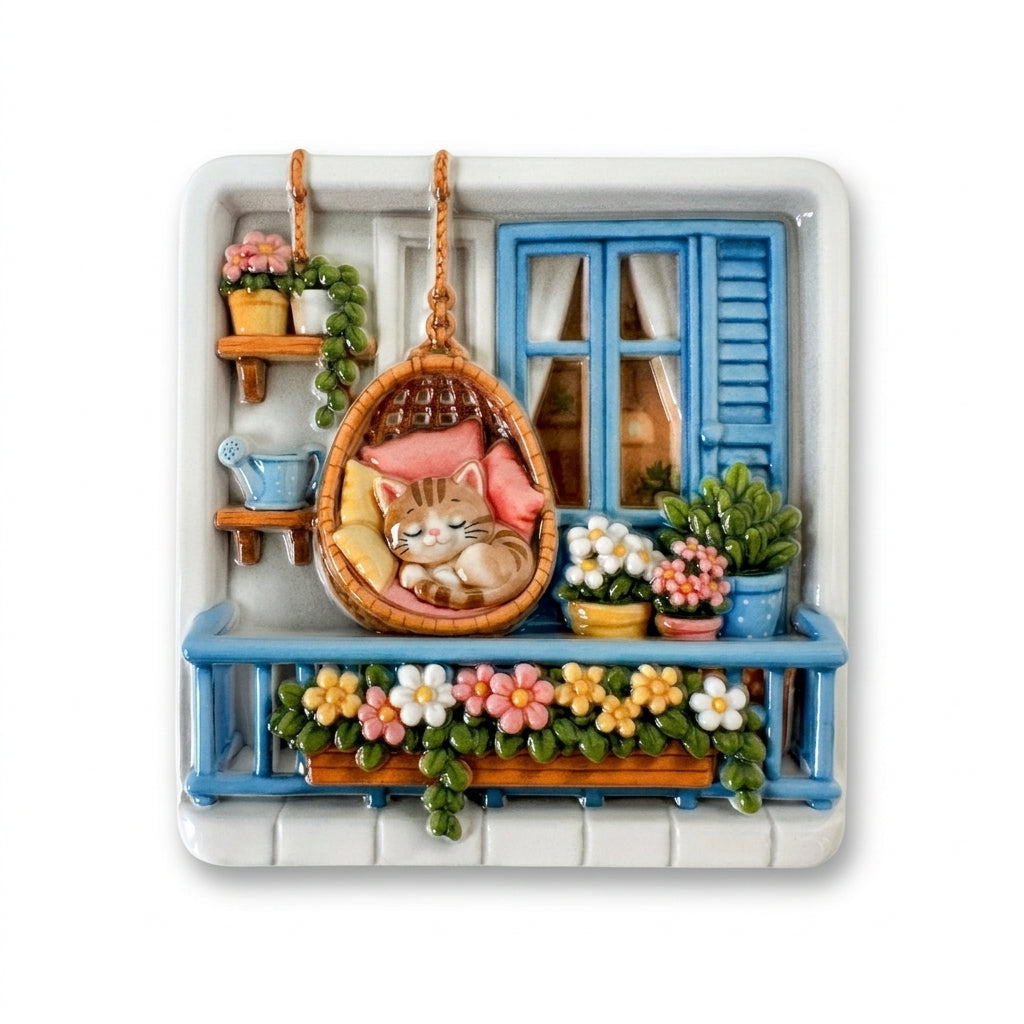 Tiny Worlds 3D Fridge Magnet