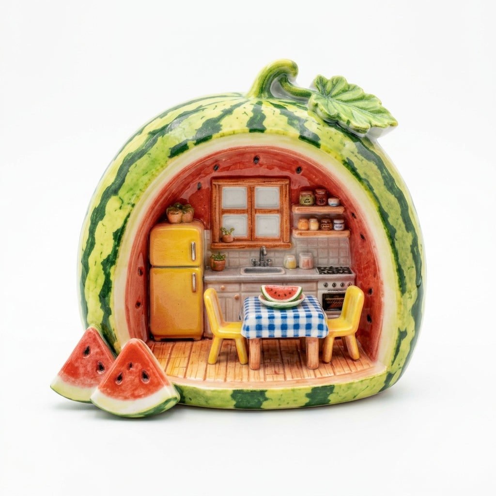 Tiny Worlds 3D Fridge Magnet