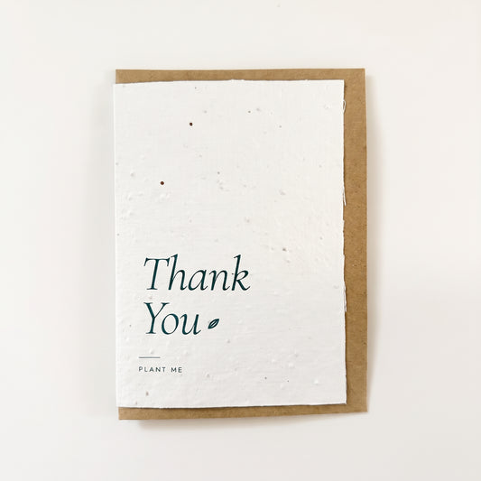 Plant Me | Plantable Thank You Card
