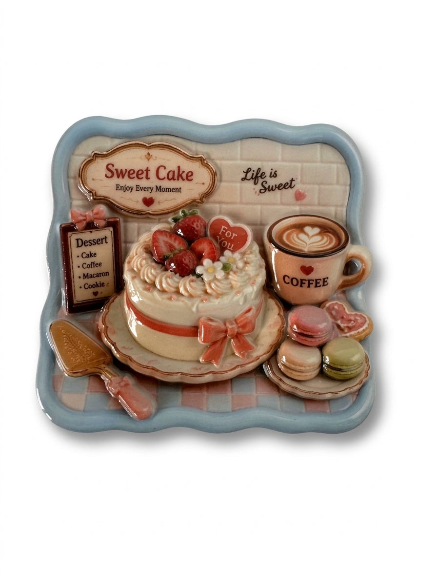 Tiny Worlds 3D Fridge Magnet