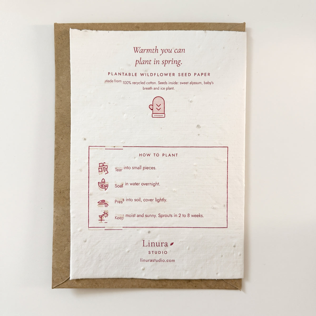 Warm Mittens | Plantable Holiday Card