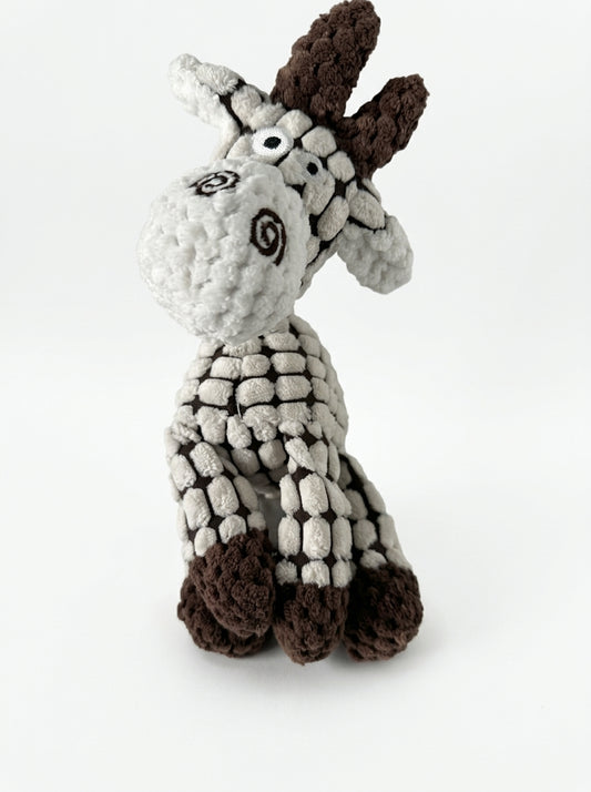 Squeaky Corduroy Donkey Plush Dog Toy