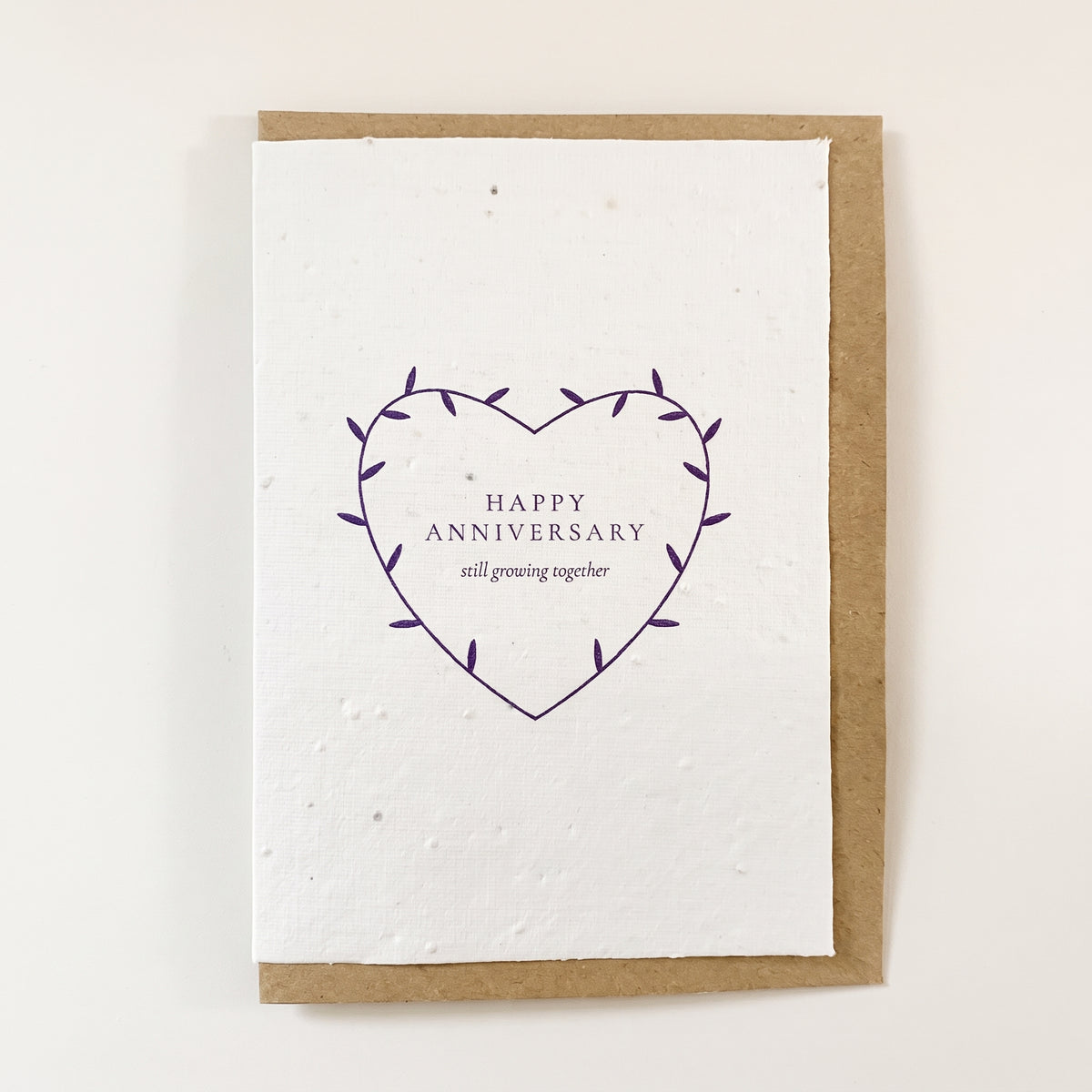 Leafy Heart | Plantable Anniversary Card