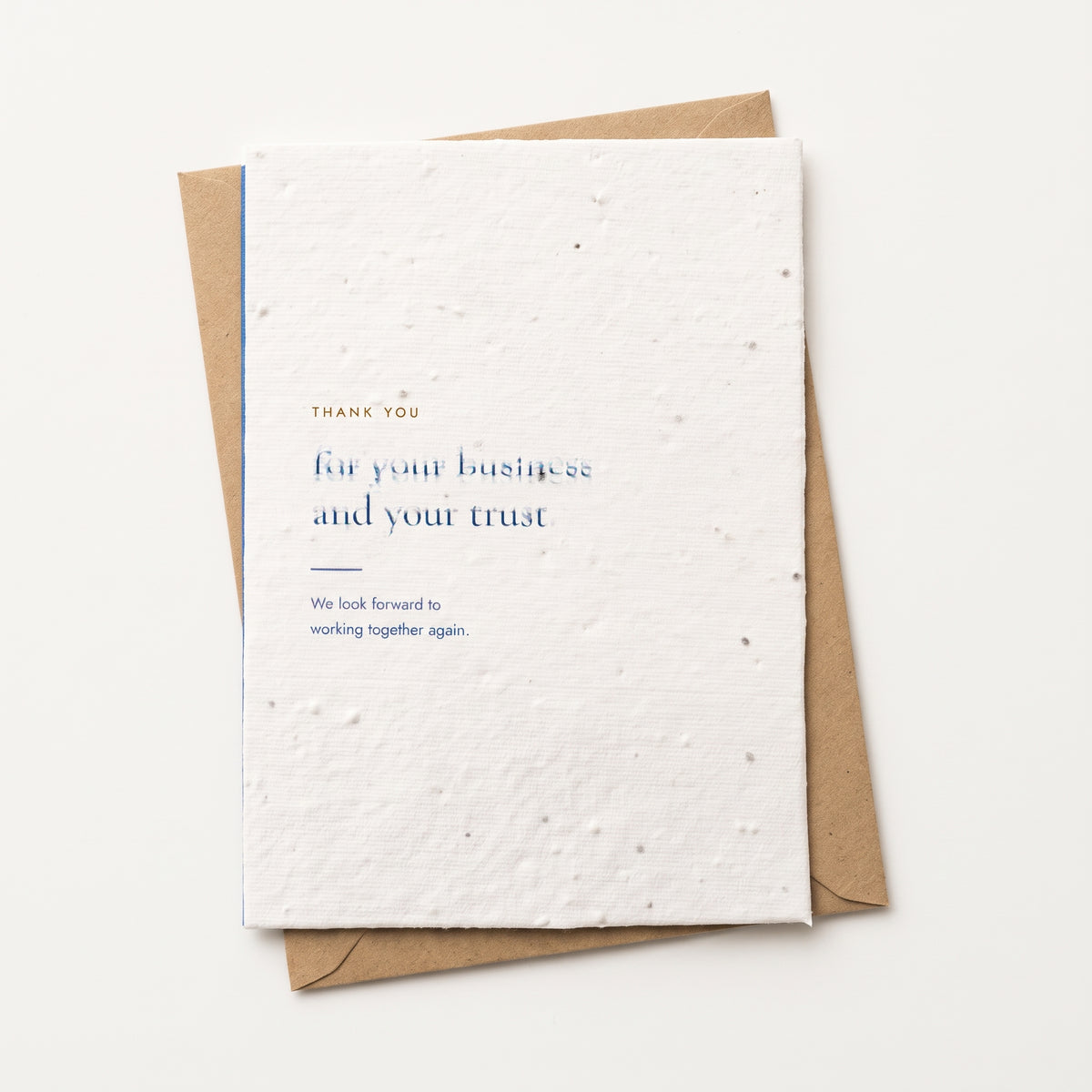 Partnership | Plantable Business Thank You Card