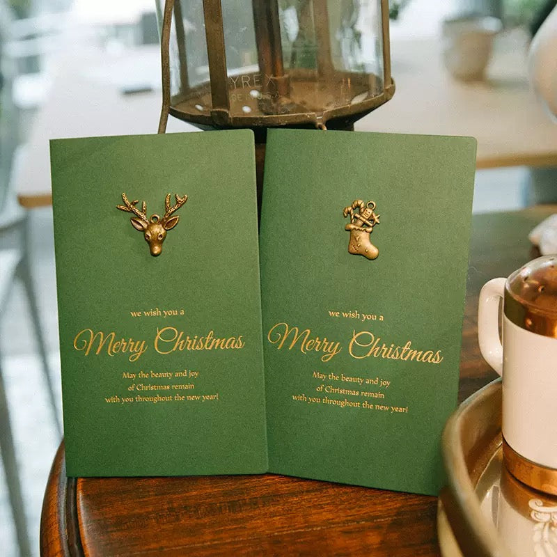 The Evergreen Charm Christmas Card