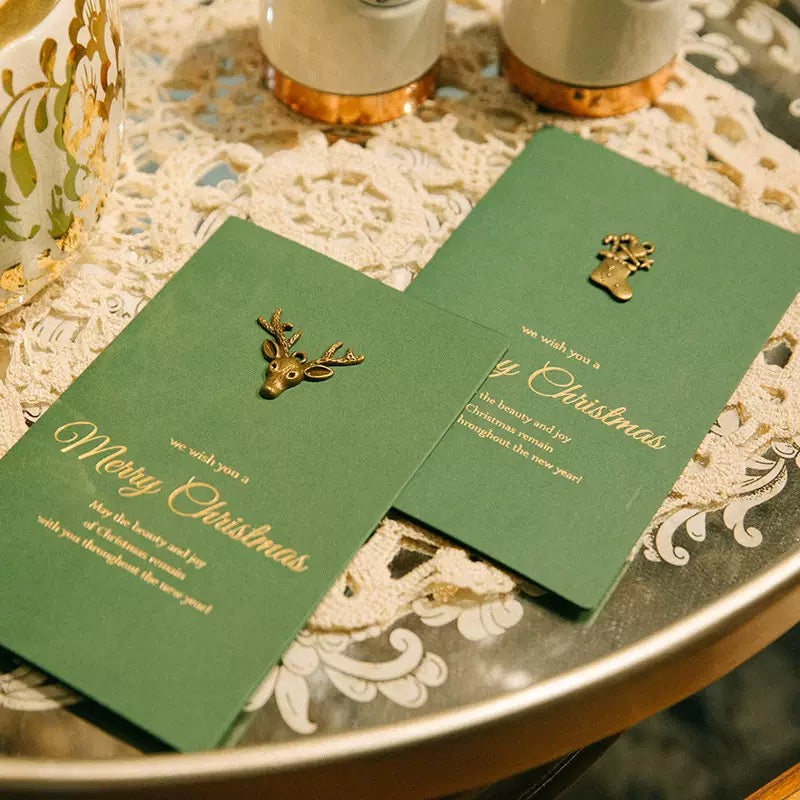 The Evergreen Charm Christmas Card