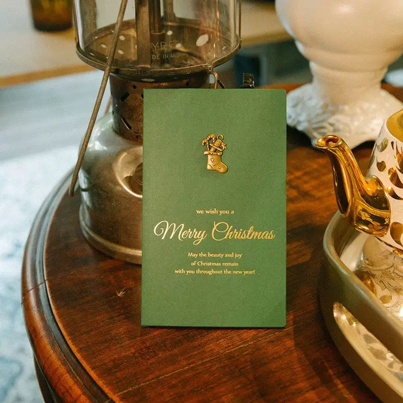 The Evergreen Charm Christmas Card