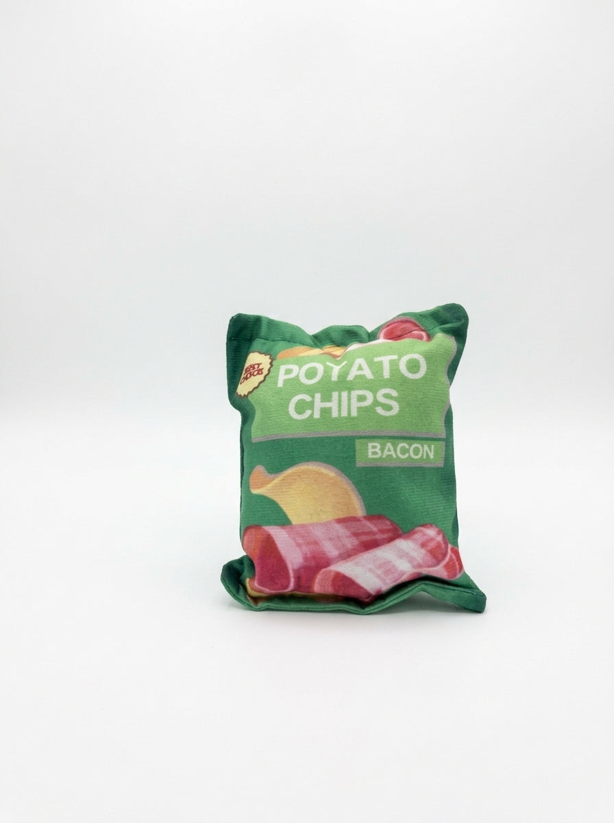 Crinkle Chip Bag Dog Toy