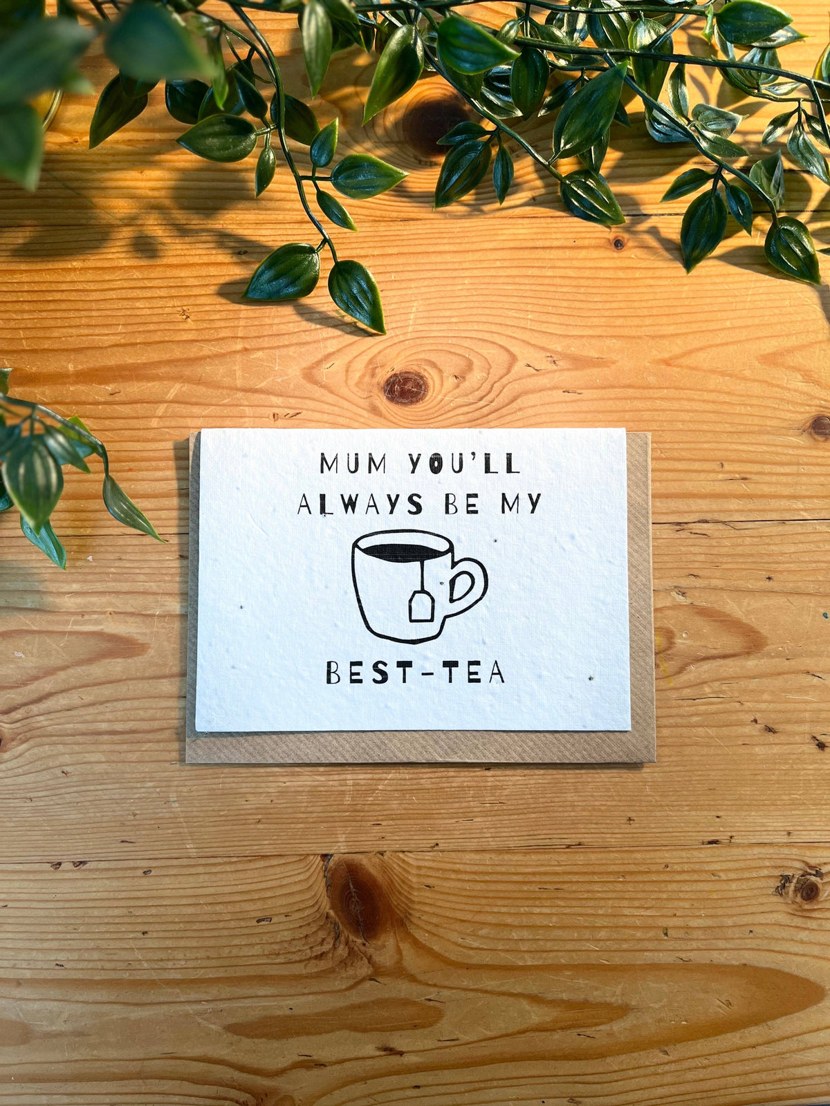 Mum Best Tea - Plantable Seed Card