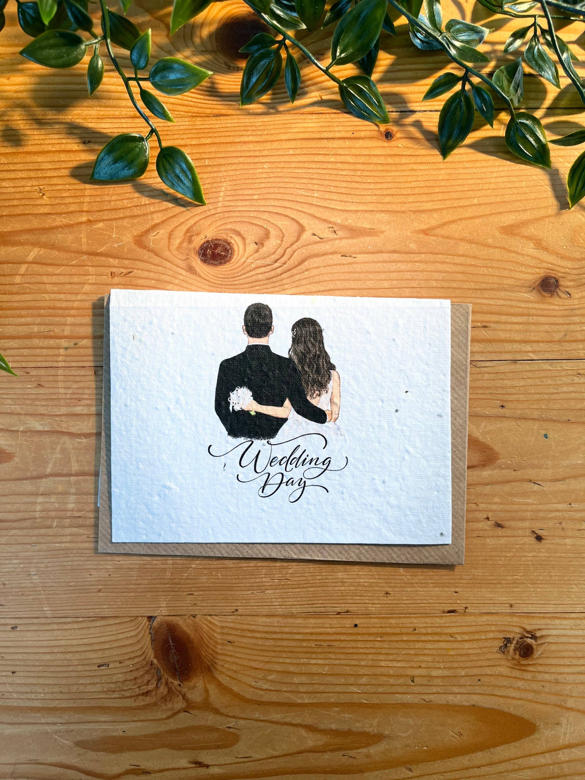 Wedding Day Couple - Plantable Seed Card